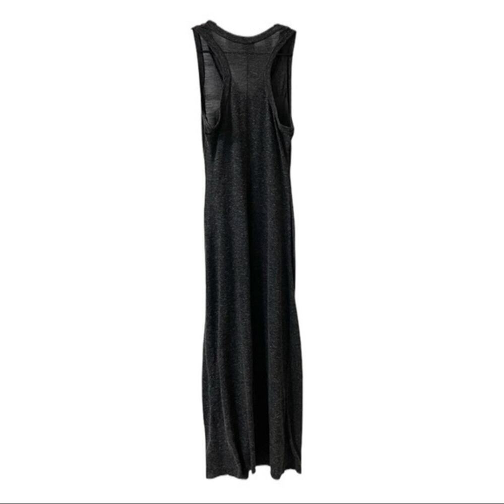 Robin K Sleeveless Midi Dress Sheer Swim Cover Up Women’s Size Small gray slip - Picture 3 of 7